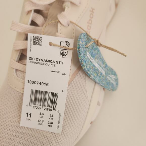 Reebok Women's Zig Dynamica STR Running Shoes, Pink Women's Size 11 - Picture 9 of 9